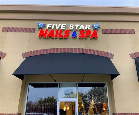 Five star nails and spa - 344 reviews and 288 photos of Five Star Nails & Spas "Went with my husband this week after seeing the grand opening sign. They are SO friendly. The place is very clean and nice. The foot basin for pedicure has a removable lining and they used new tools for manicure and pedicure so very hygienic. Prices are very reasonable. Will be back soon!" 